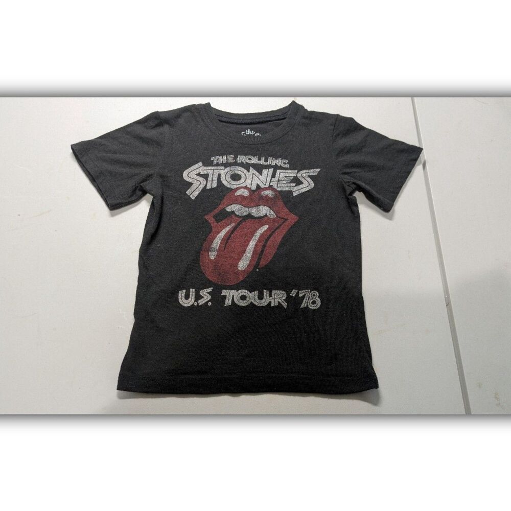 The Rolling Stones US Tour 78 Black T-shirt Toddler 5T Tee Kids Band